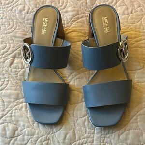 Michael Kors Slate Blue Sandals